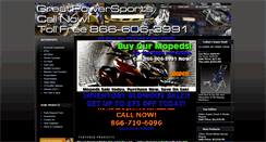 Desktop Screenshot of greatpowersports.com