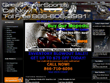 Tablet Screenshot of greatpowersports.com
